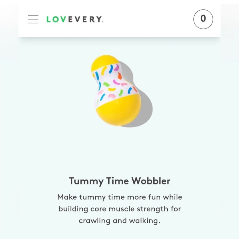 LOVEVERY Tummy Time Wobbler
